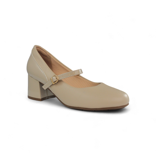 Caricia zapato de tacon ancho para mujer W25306