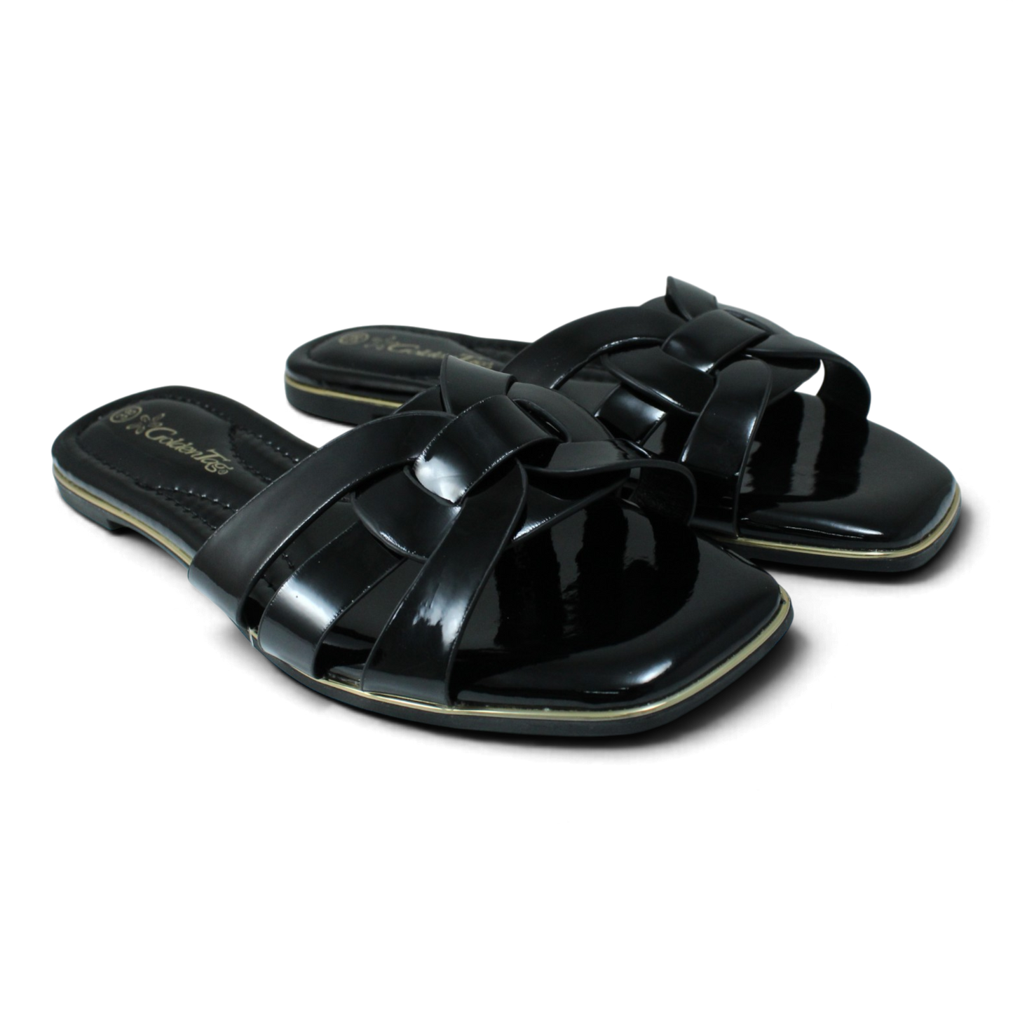 Sandalias flats GoldenTag 
para mujer - W26200