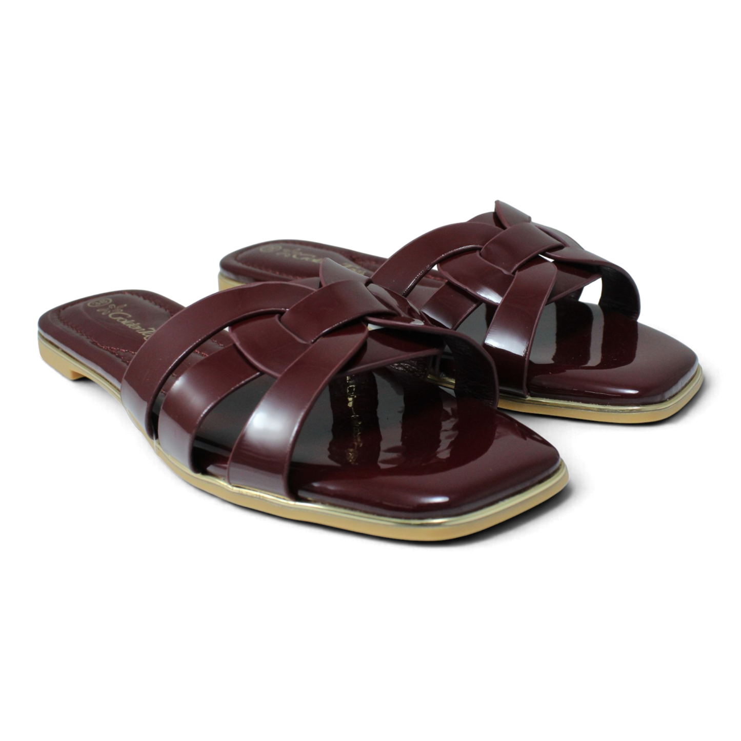 Sandalias flats GoldenTag 
para mujer - W26200