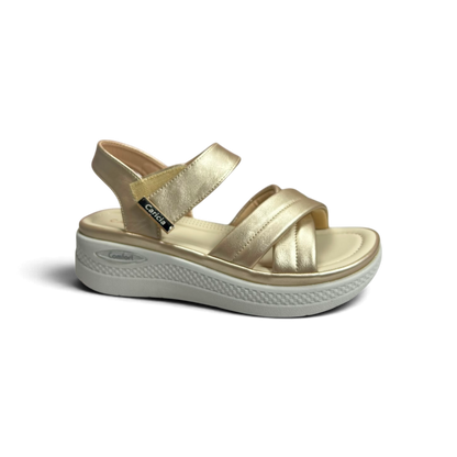Sandalias Caricia para mujer 
color dorado - W26226